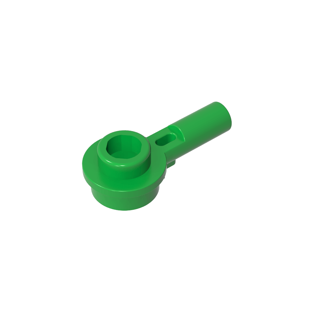 Plate Round 1 x 1 with Hollow Stud and Horizontal Bar 1L-MyGobricks