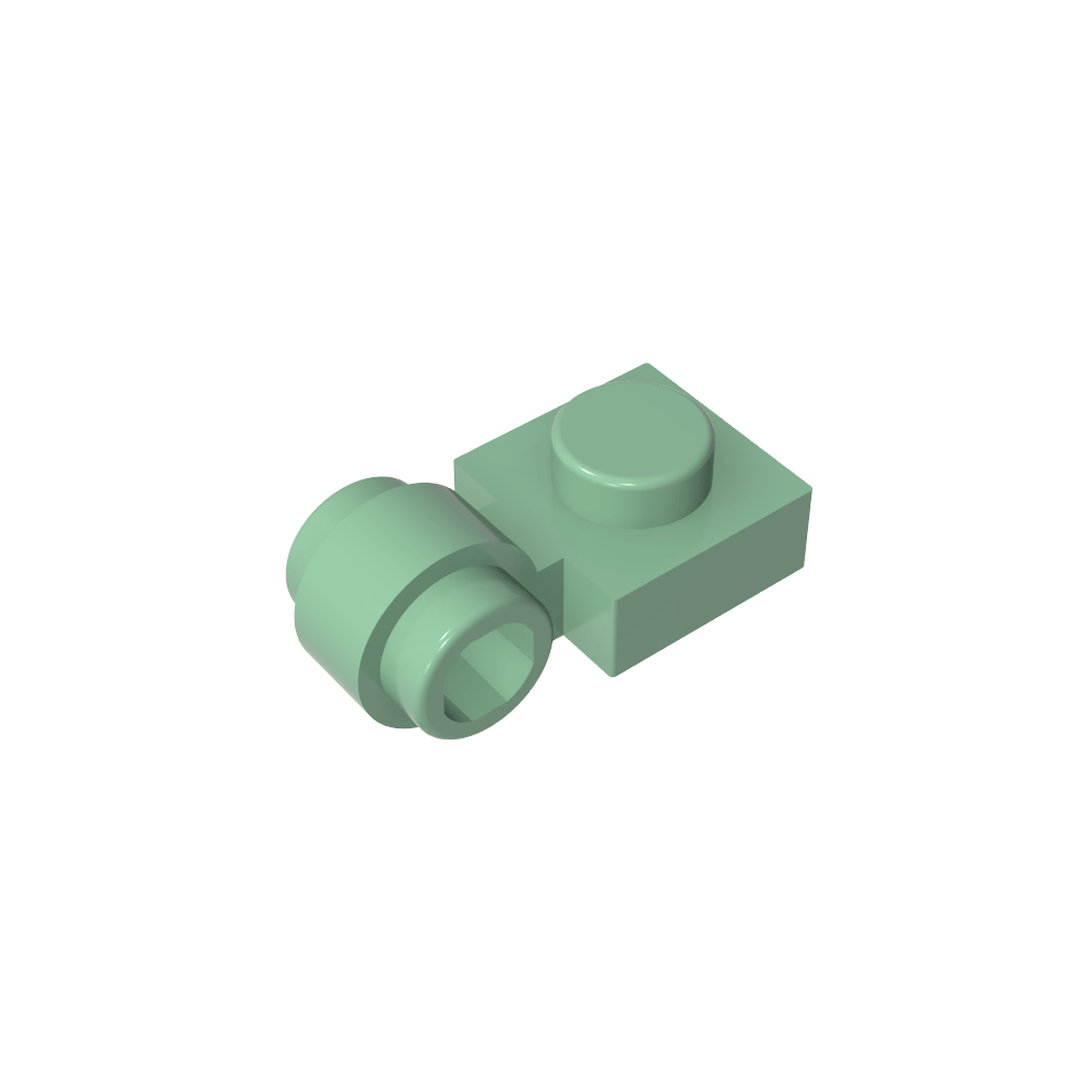 Plate Special 1 x 1 with Clip Light [Thick Ring]-MyGobricks