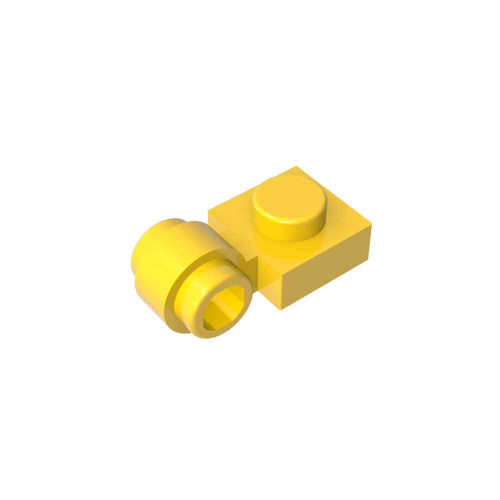 Plate Special 1 x 1 with Clip Light [Thick Ring]-MyGobricks
