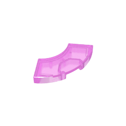 Tile 2 x 2 Curved, Macaroni