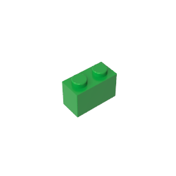 Brick 1 x 2 without Bottom Tube
