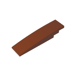 Slope Curved 8 x 2 No Studs