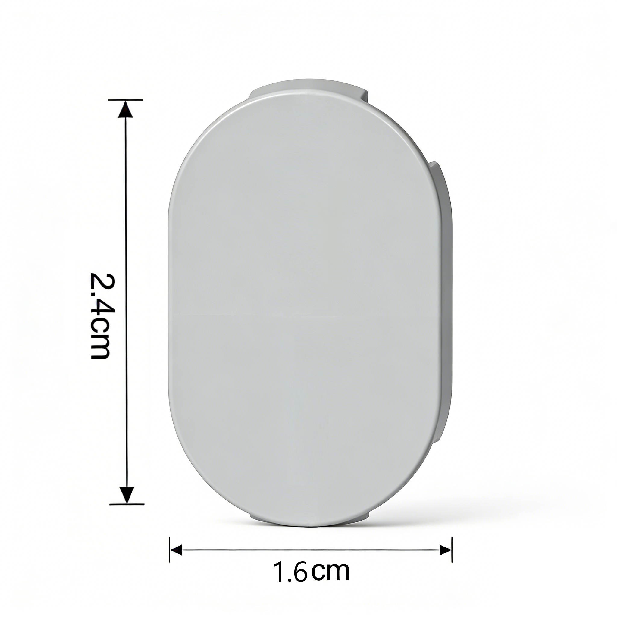 Tile Round 2 x 3-GOBRICKS Custom Printed Light Tile M/Single-sided