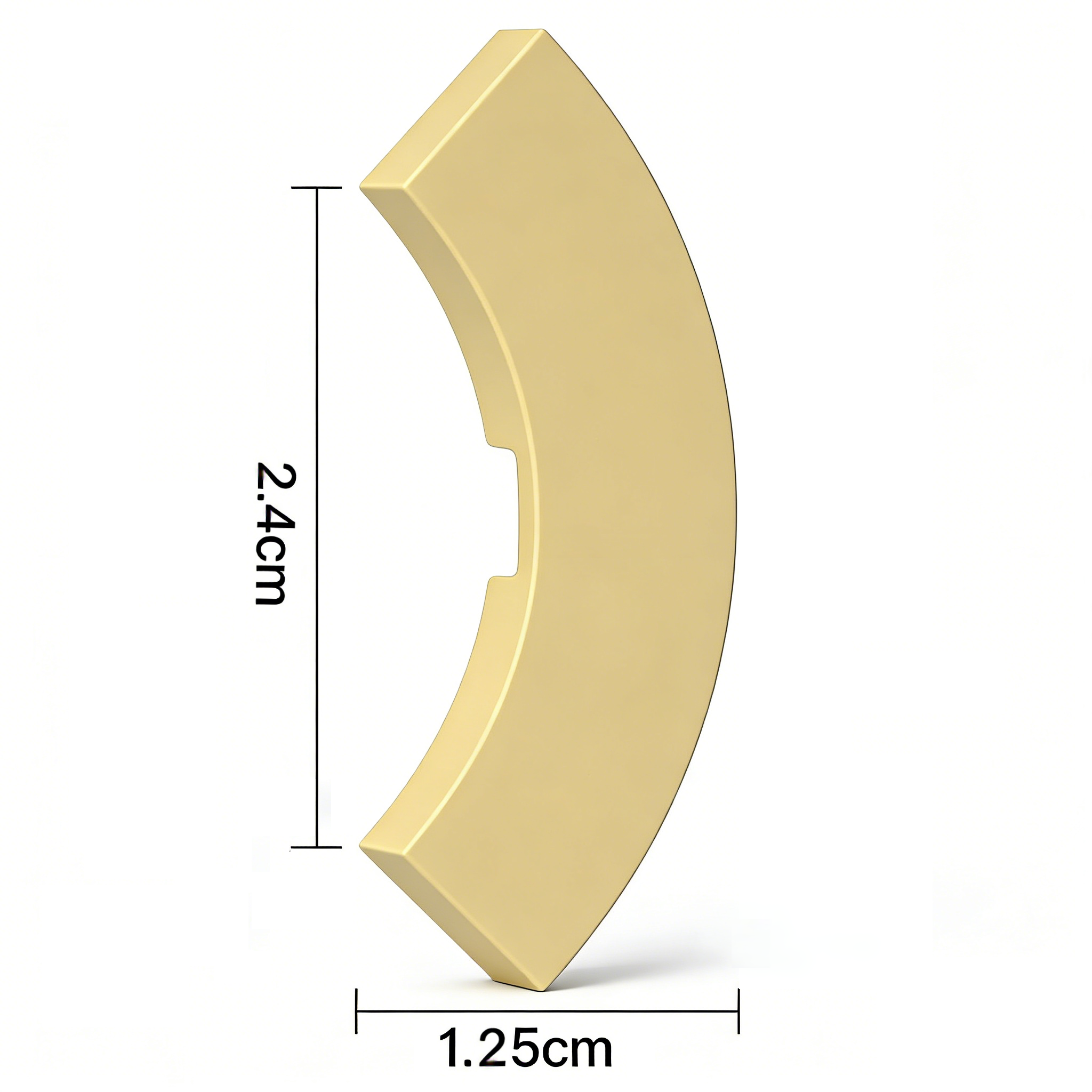 79393 Tile 3 x 3 Curved, Macaroni-GOBRICKS Custom Printed Light Tile M/Single-sided