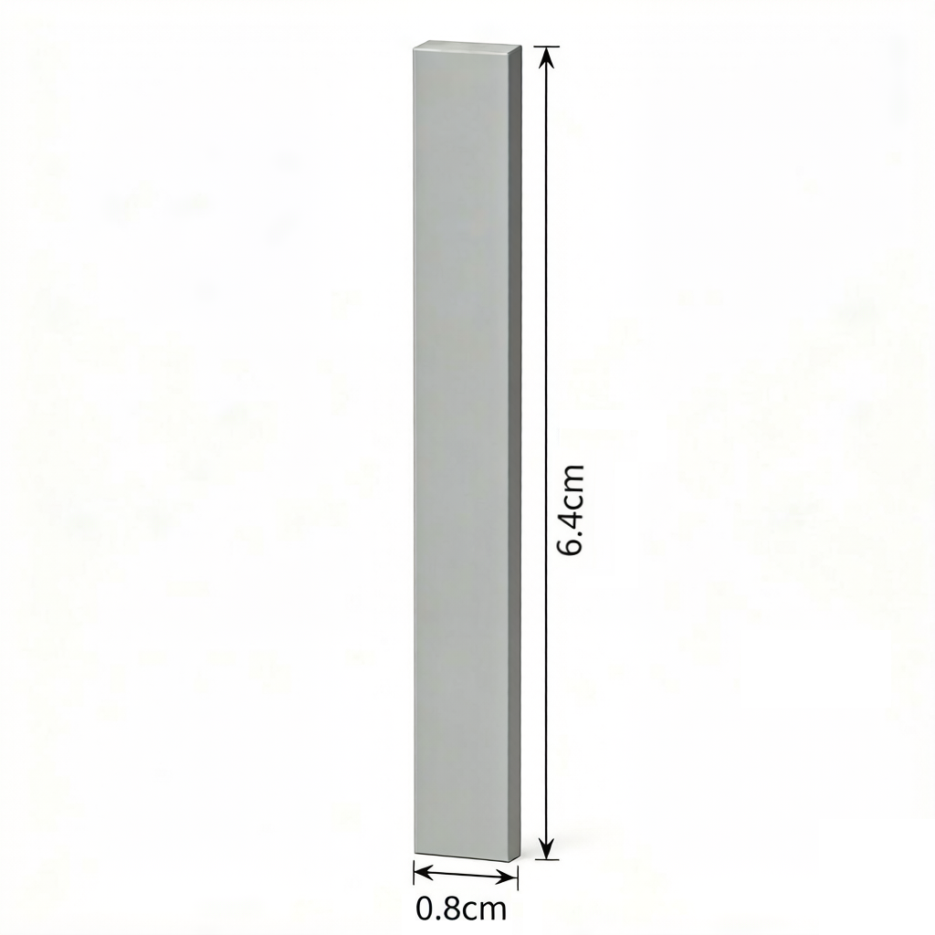 4162 Tile 1 x 8 with Groove-GOBRICKS Custom Printed Light Tile M/Single-sided