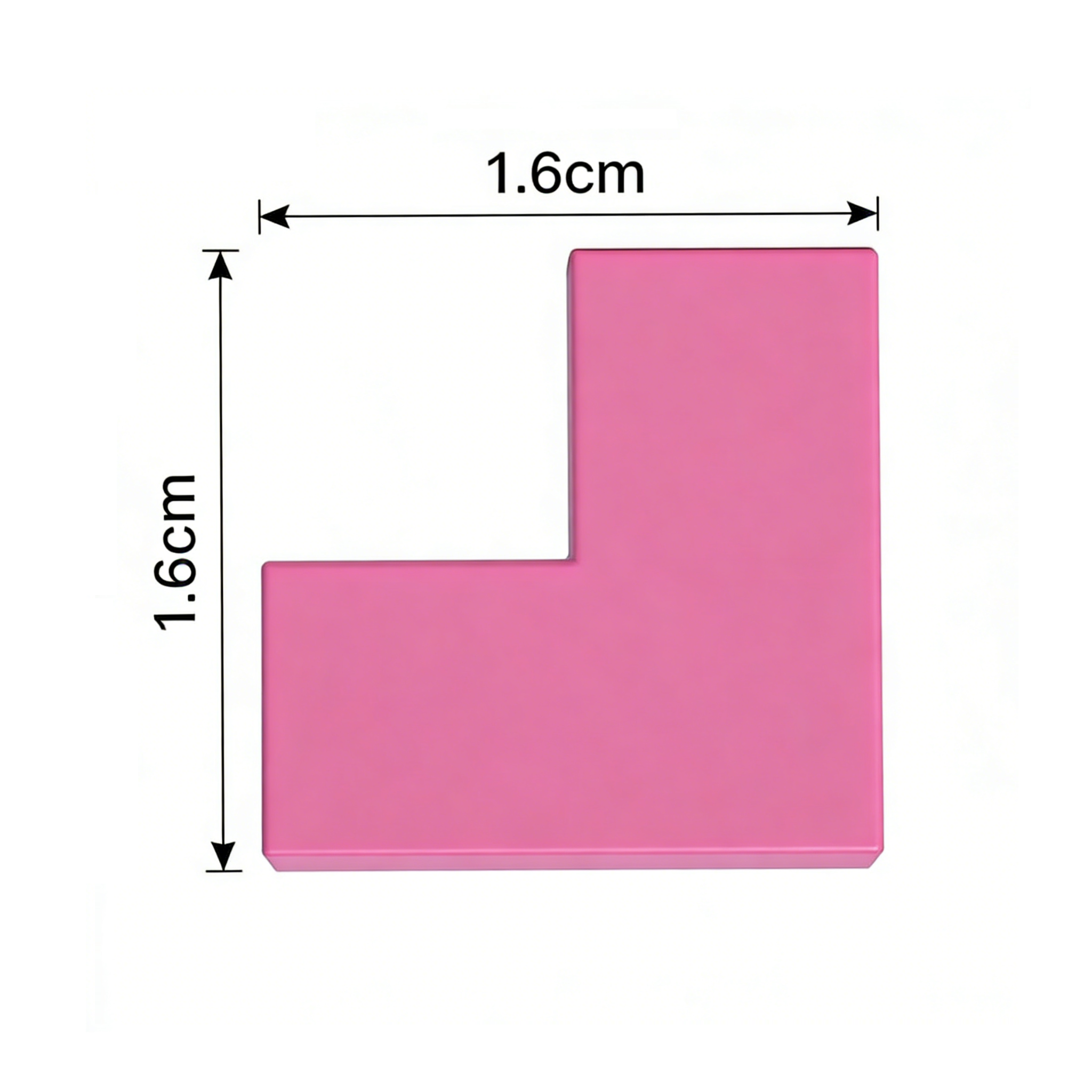14719 Carreau d'angle 2 x 2 - GOBRICKS Carreau clair imprimé personnalisé, simple face