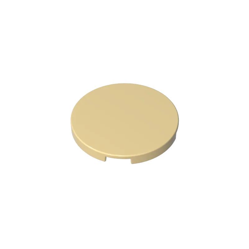 67095 3x3 smooth round plate-GOBRICKS Custom Printed Light Tile M/Single-sided