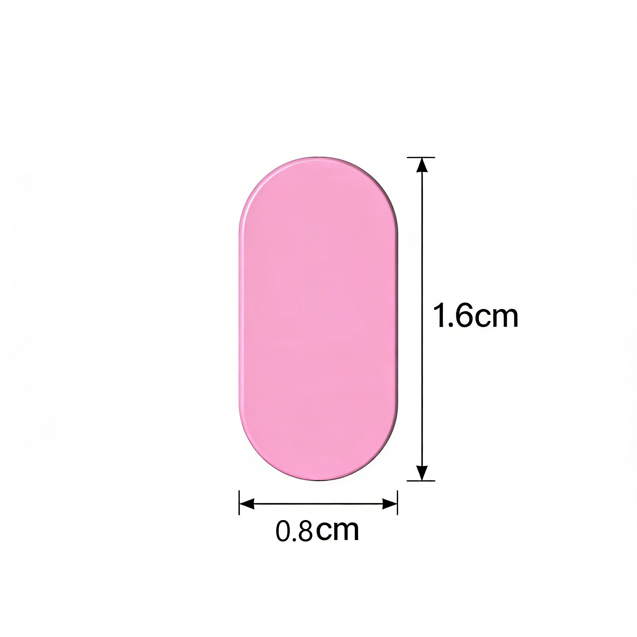 Panneau lumineux ovale 1126 1x2 - GOBRICKS - Dalle lumineuse imprimée personnalisée - Simple face