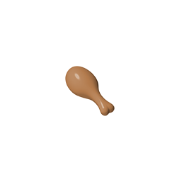 Food Turkey Drumstick [Short] - 20 mm Opening