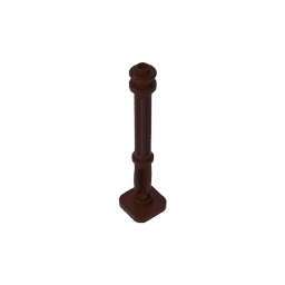 Lamp Post 2 x 2 x 7 with 6 Base Flutes