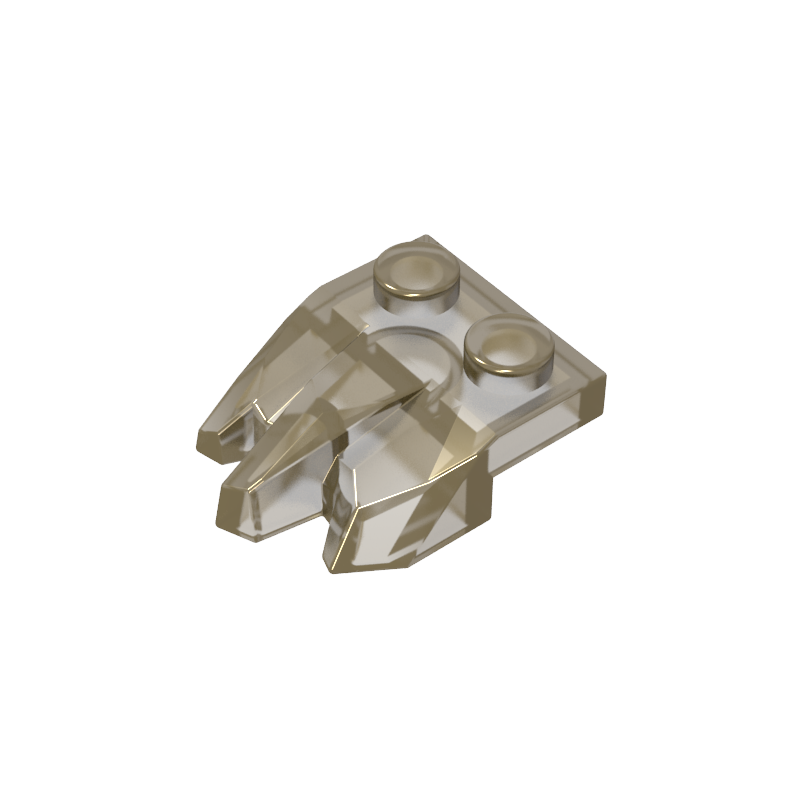2x2 Three Finger Rock Shape Plate