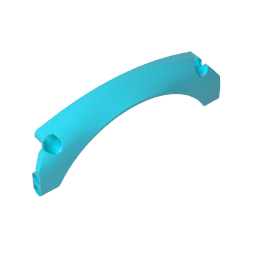 Technic Panel Car Mudguard Arched 15 x 2 x 5, Arched Top-MyGobricks