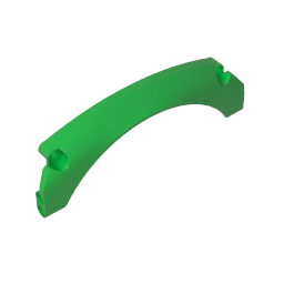 Technic Panel Car Mudguard Arched 15 x 2 x 5, Arched Top-MyGobricks