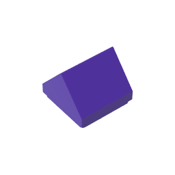 1x1 two-way 45° sloped tile