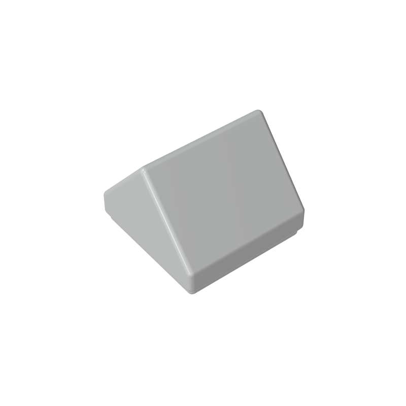 1x1 two-way 45° slope tile
