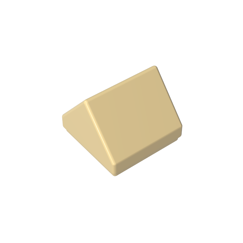 1x1 two-way 45° slope tile