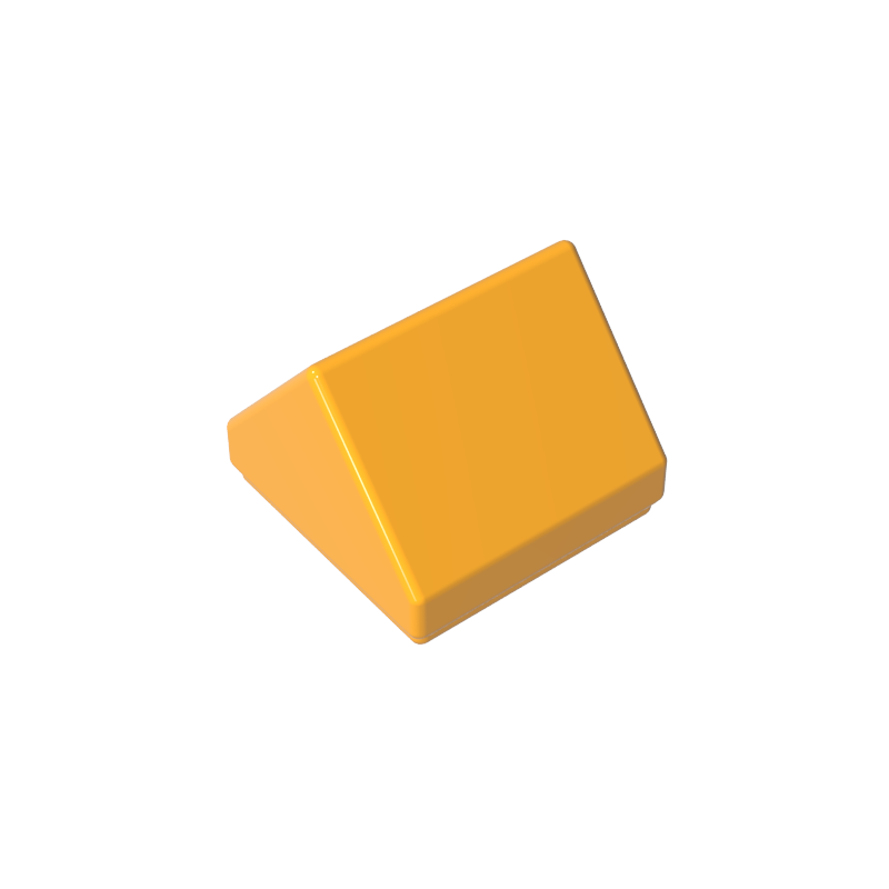 1x1 two-way 45° slope tile