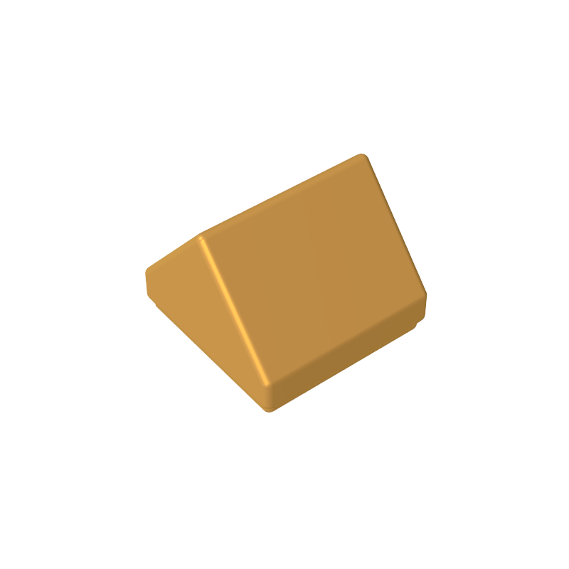 1x1 two-way 45° slope tile
