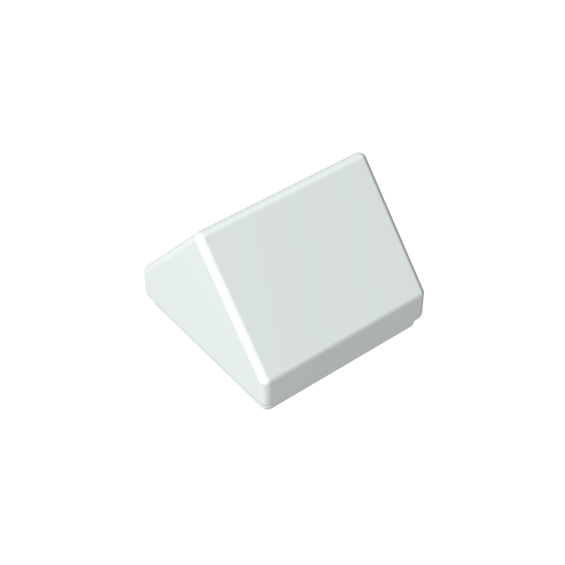 1x1 two-way 45° slope tile