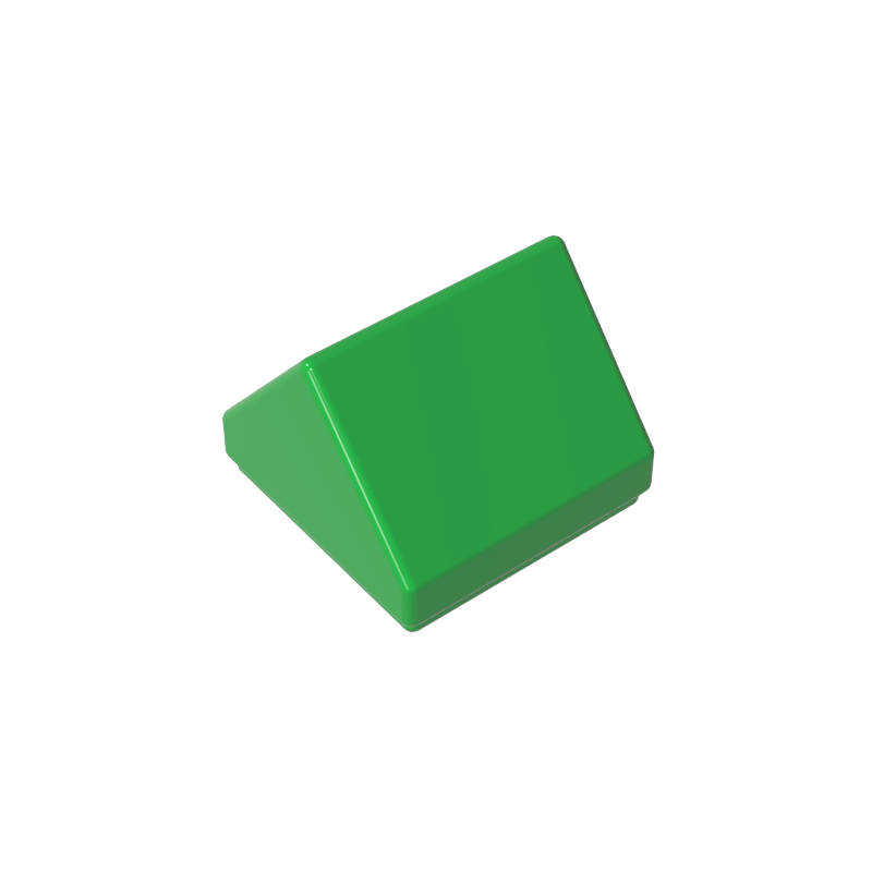 1x1 two-way 45° slope tile