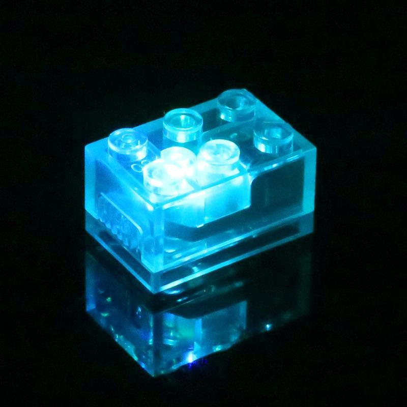 2*3 Brick Led Light Accessories, Compatible With Small Particle Building Blocks, Led Light Multi-Color Flashing Toy Accessories