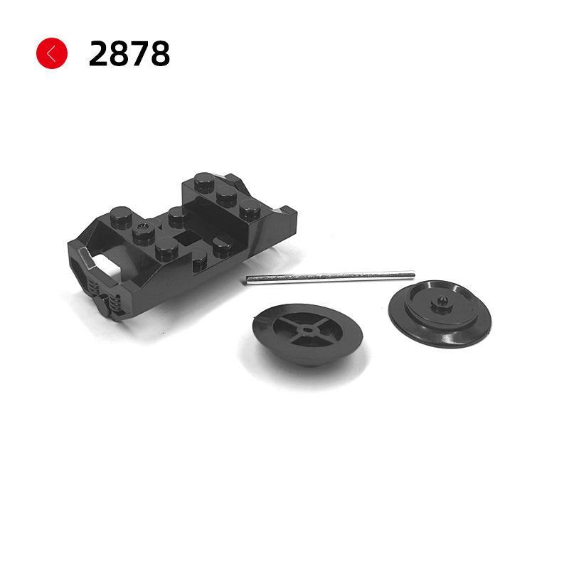 Compatible Train Parts, Train Wheels (2878, 57051, 57878, 1687, 92088), Wheel Mounts, and Chassis.