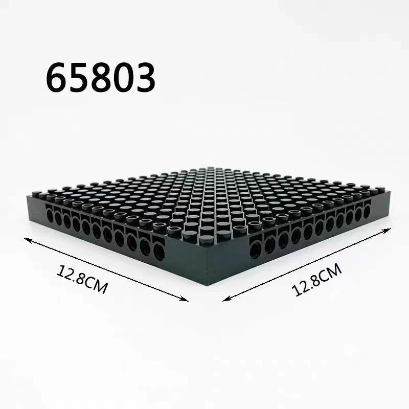 16X16 Perforated Brick Base Plate, 65803 Pixel Art Building Block Accessories, Moc Compatible Base Plate