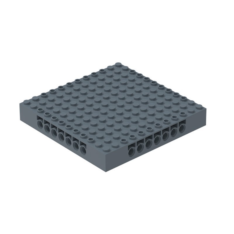 16X16 Perforated Brick Base Plate, 65803 Pixel Art Building Block Accessories, Moc Compatible Base Plate