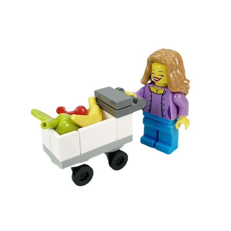 Creative Tableware And Appliance Building Block Set, Cabinet Decoration MOC