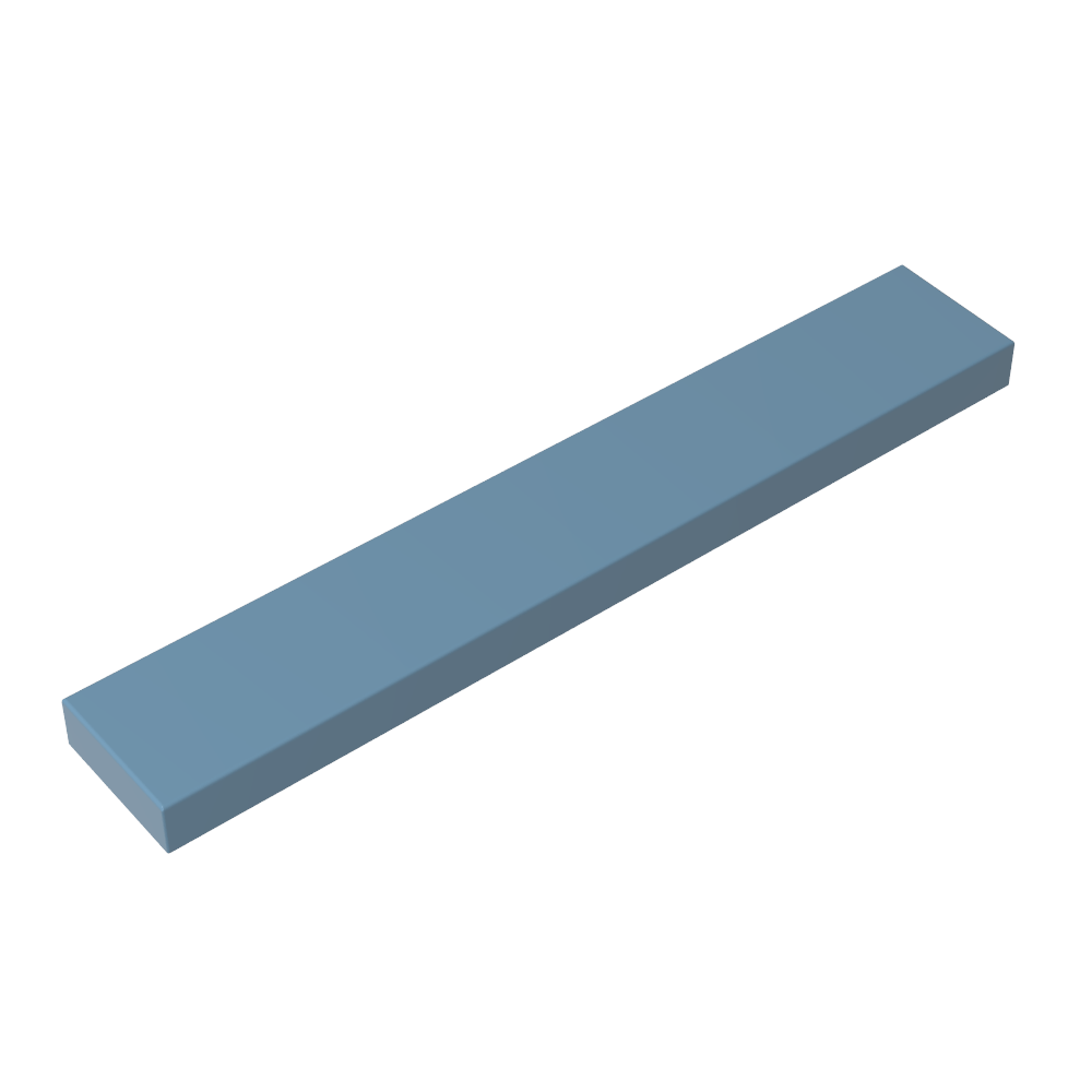 Tile 1 x 6 with Groove-MyGobricks