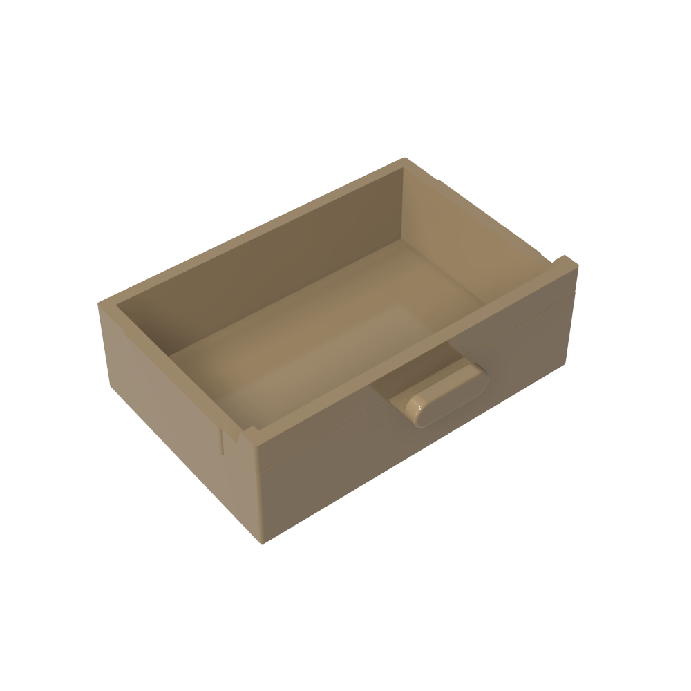 Cupboard 2 x 3 Drawer-MyGobricks