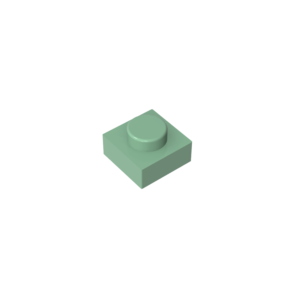Plate 1 x 1-MyGobricks
