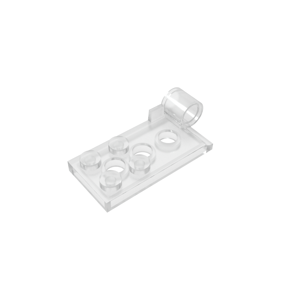 Hinge Plate 2 x 4 with Pin Hole - Bottom-MyGobricks