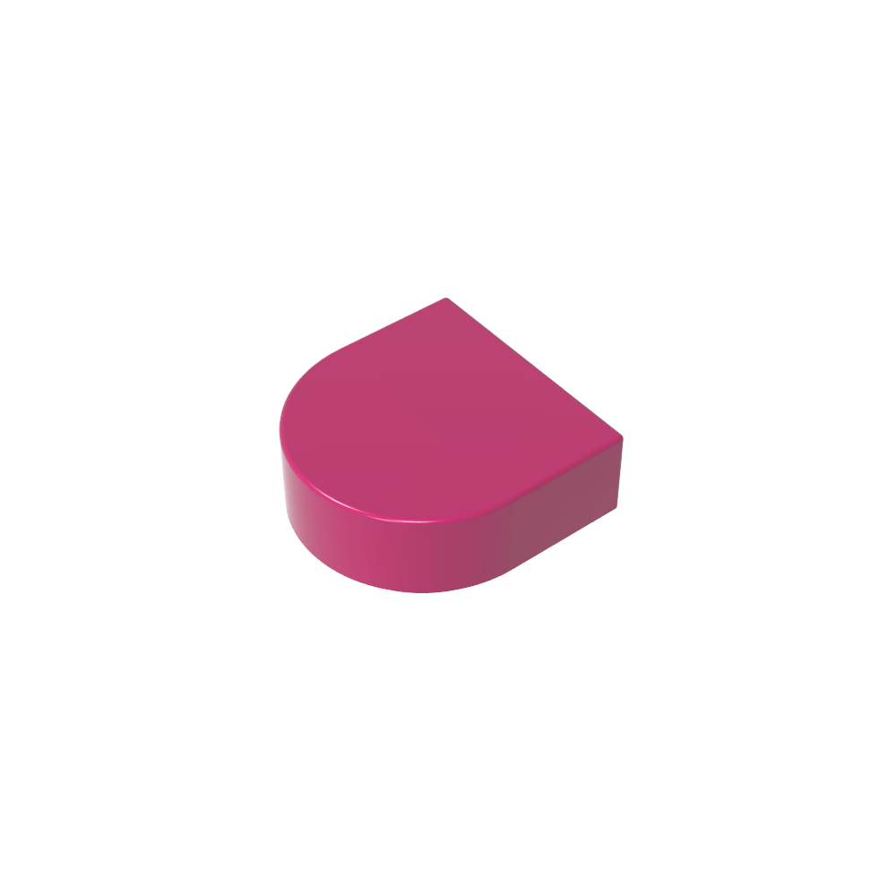 Tile 1 x 1 Half Circle