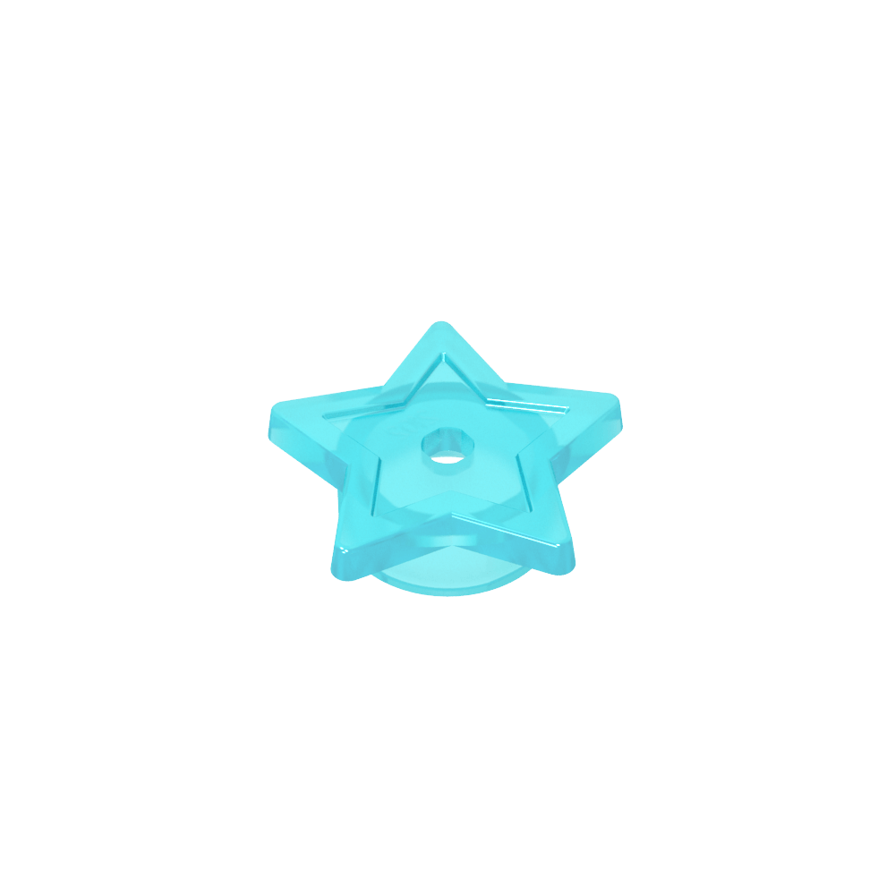 Star with Stud Holder-MyGobricks