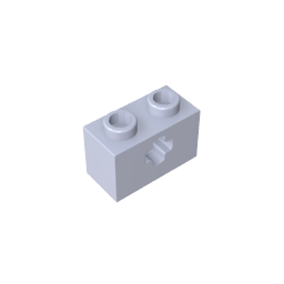 Technic Brick 1 x 2 with Axle Hole Type 1 [+ Opening] and Bottom Pin