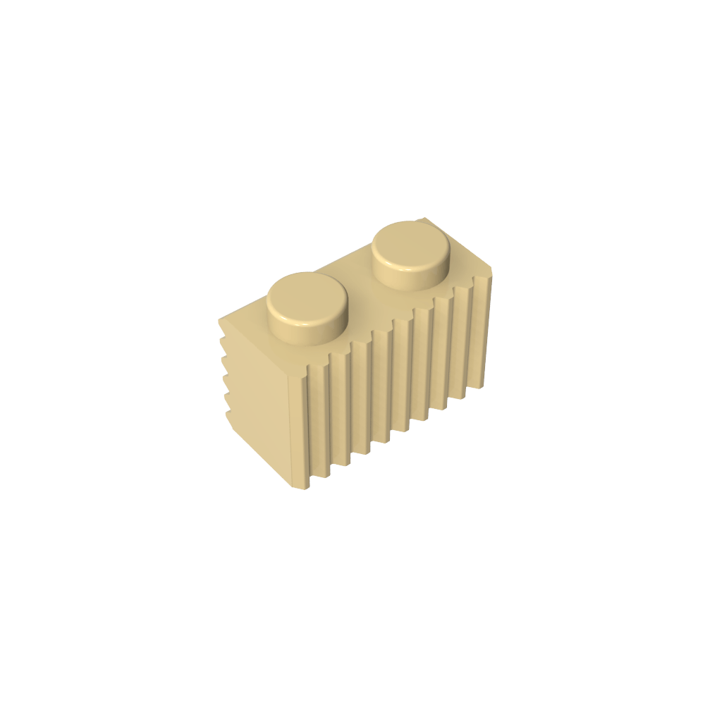 Brick Special 1 x 2 with Grill-MyGobricks
