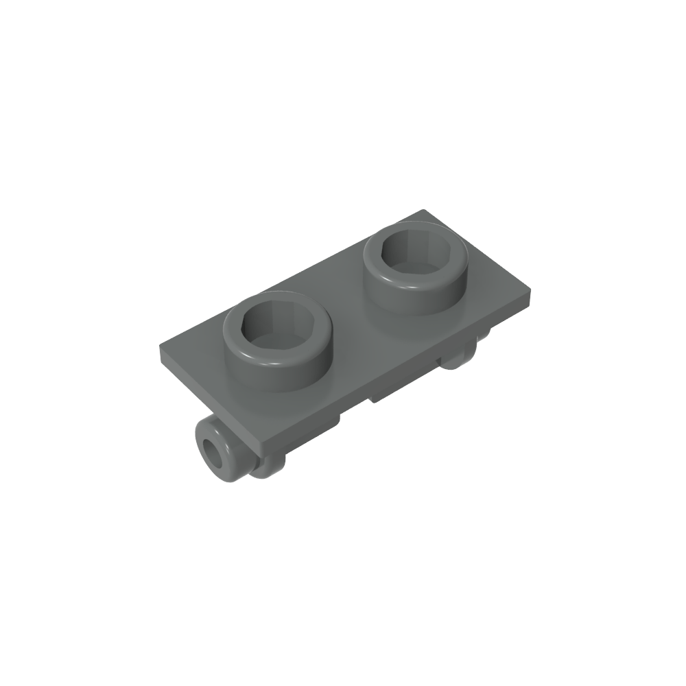 Hinge Brick 1 x 2 Top Plate Thin-MyGobricks