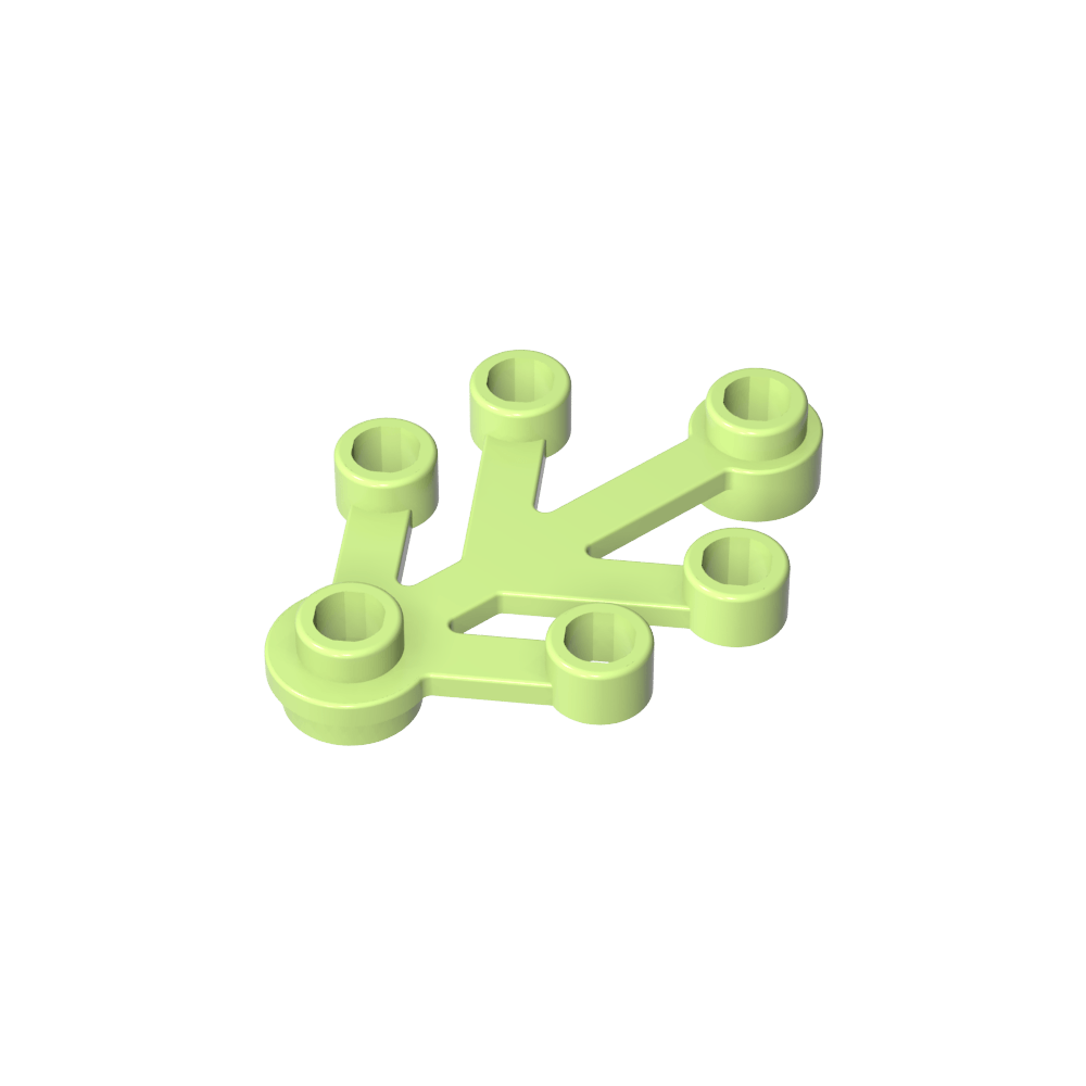 Plant, Leaves 4 x 3-MyGobricks