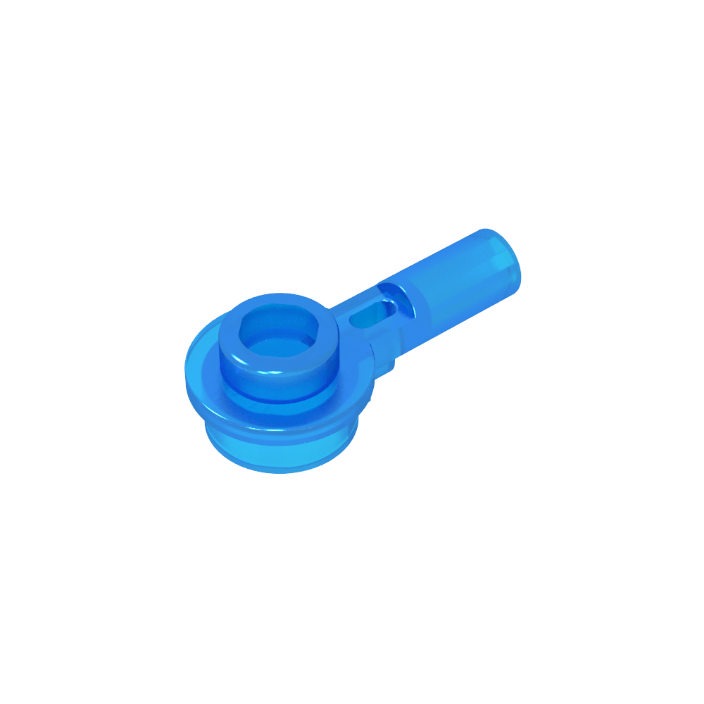 Plate Round 1 x 1 with Hollow Stud and Horizontal Bar 1L-MyGobricks