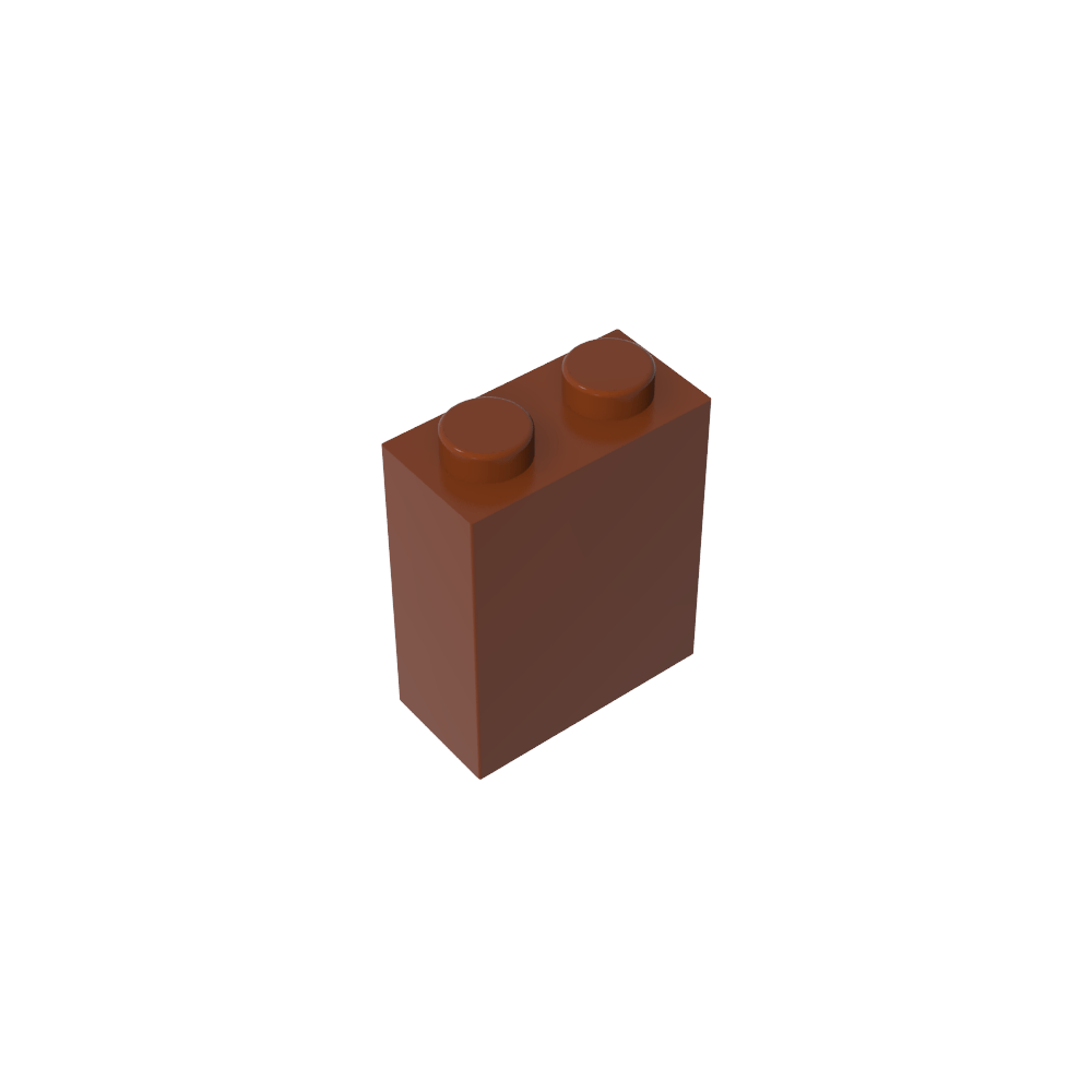 Brick 1 x 2 x 2 with Center Pin-MyGobricks