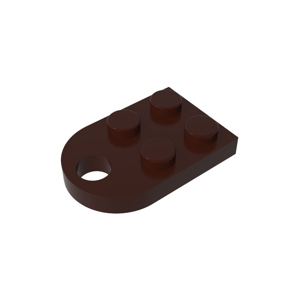 Plate Special 3 x 2 with Hole-MyGobricks