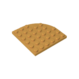 Plate Round Corner 6 x 6