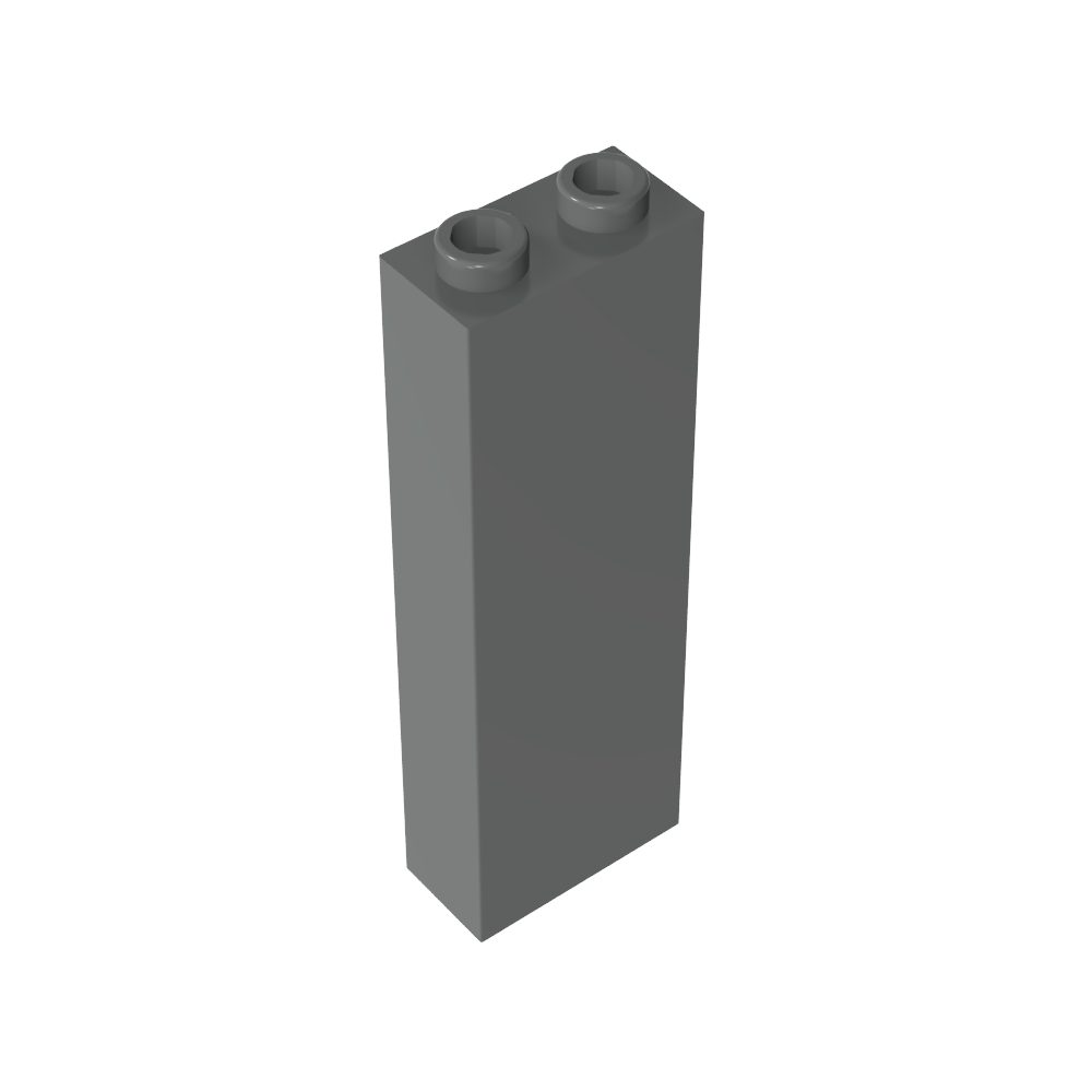 Brick 1 x 2 x 5 without Side Supports-MyGobricks
