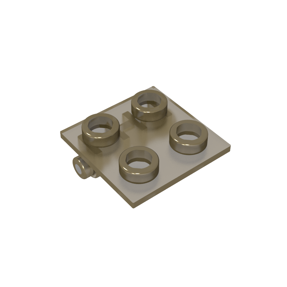 Hinge Brick 2 x 2 Top Plate Thin-MyGobricks