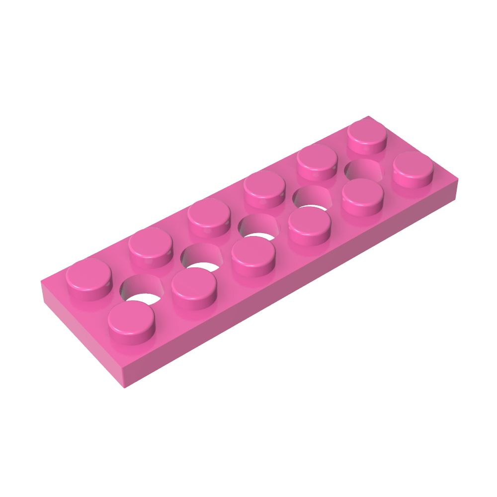 Technic Plate 2 x 6 [5 Holes]-MyGobricks