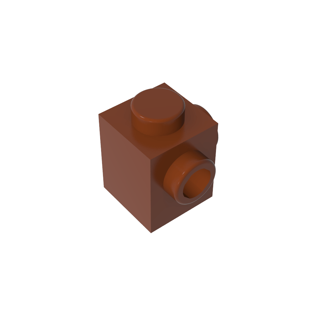 Brick Special 1 x 1 with Studs on 2 Adjacent Sides-MyGobricks