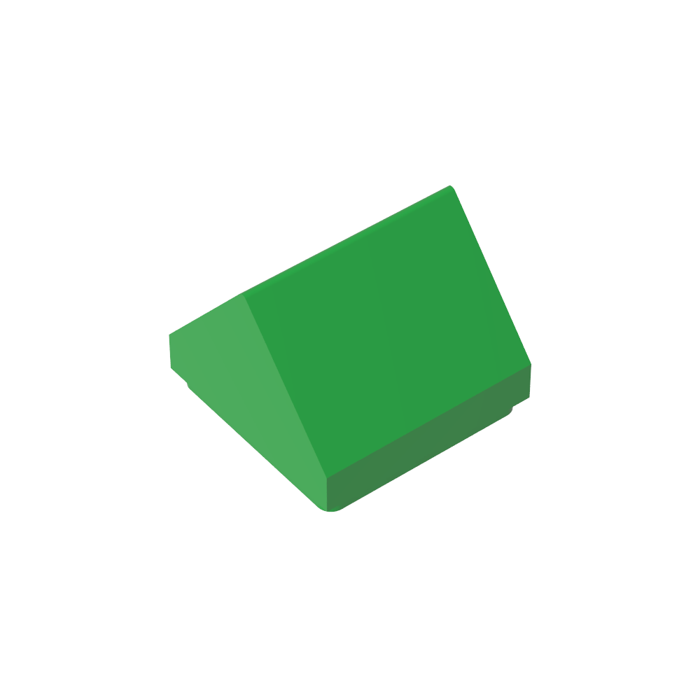 Slope Double 45° 1 x 1-MyGobricks