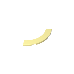 Tile 4 x 4 Curved, Macaroni
