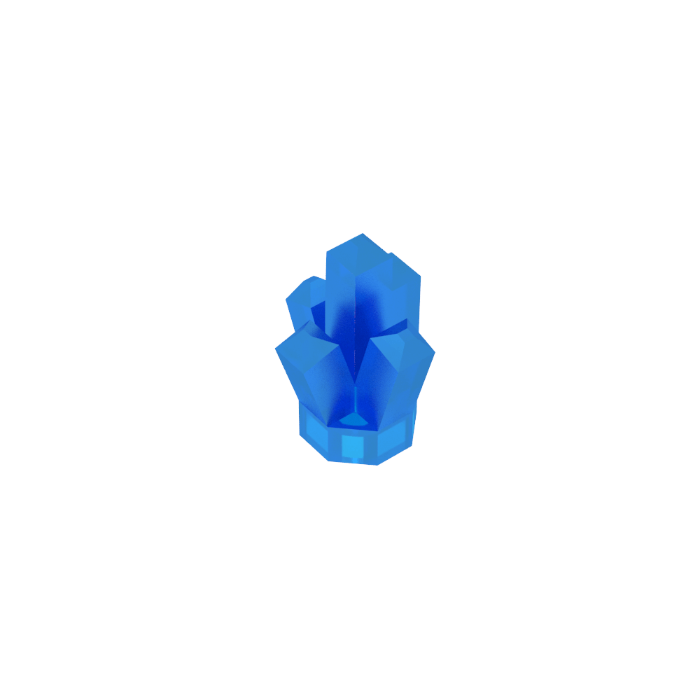 Rock 1 x 1 Crystal 5 Point-MyGobricks